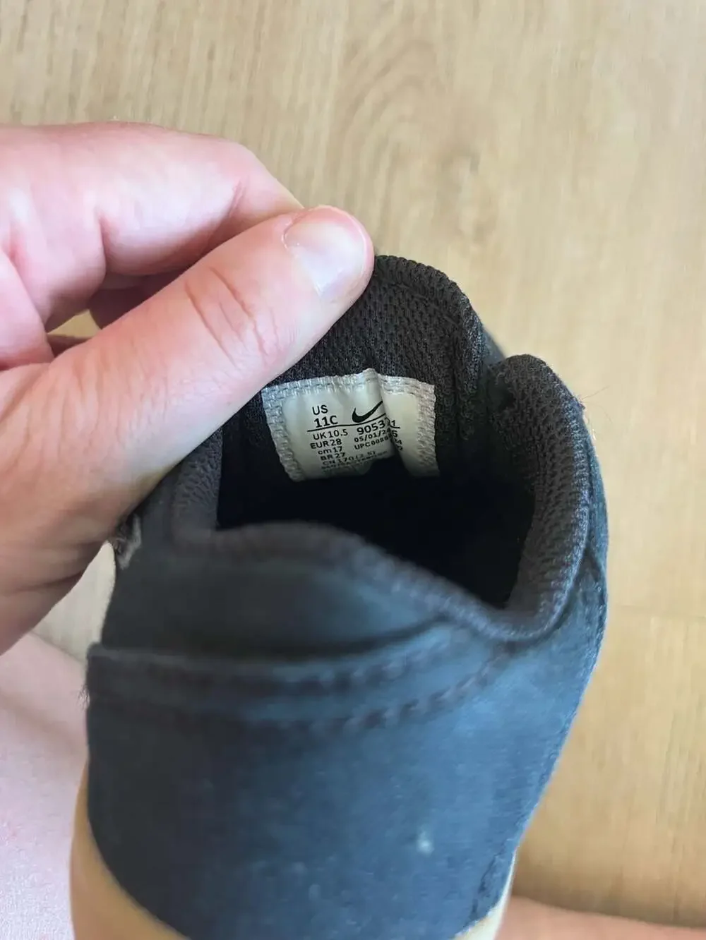 Nike, Black Canvas, Gum Soles, Skater Shoes, Back to School, Retro, 11C